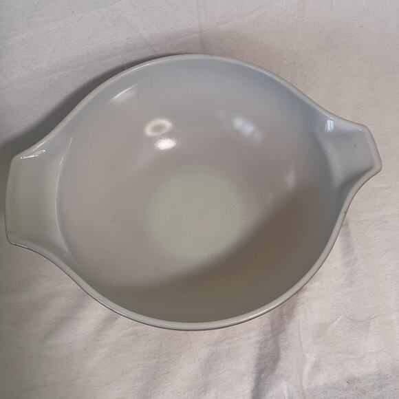 Vintage Pyrex Old Orchard Brown 4 Qt Cinderella Mixing Bowl #444 Made in USA - Picture 2 of 9